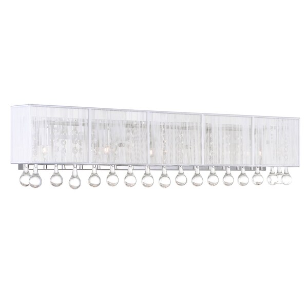 Cwi Lighting Water Drop 5 Light Vanity Light With Chrome Finish 5005W32C-RC (W) - main